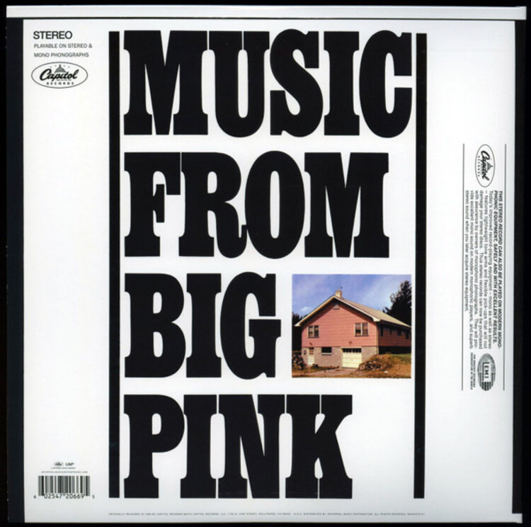 Classic Rock Band - Music From Big Pink LP