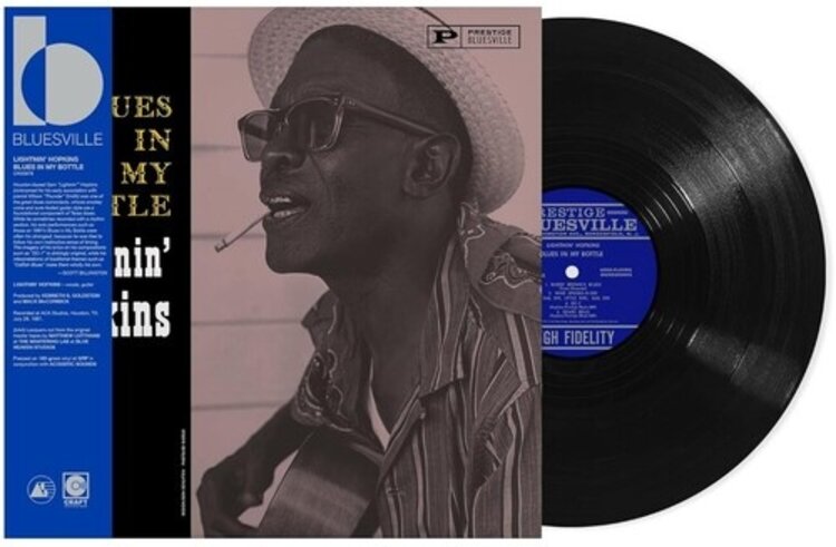 Blues Lightnin, Hopkins - Blues In My Bottle (Bluesville Acoustic Sounds LP