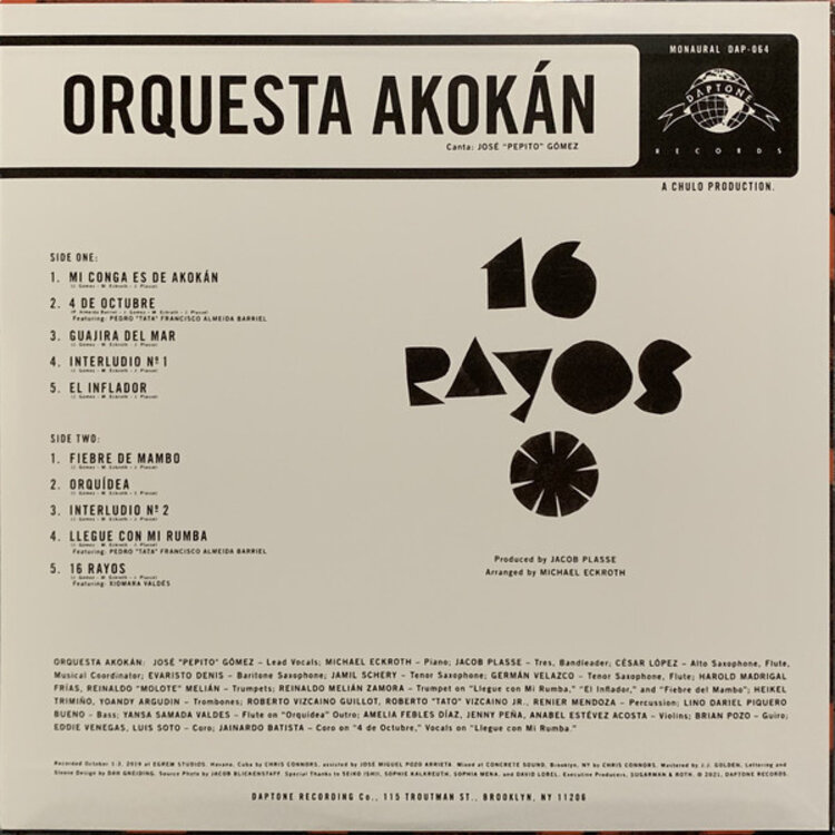 World Orquesta Akokan - 16 Rayos LP