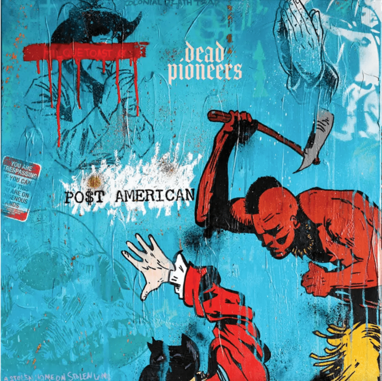 Punk / Hardcore Dead Pioneers - Po$t America LP (marble curacao)
