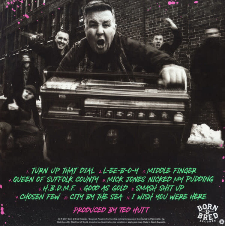 Punk / Hardcore Dropkick Murphys - Turn Up That Dial (Transparent Black LP)