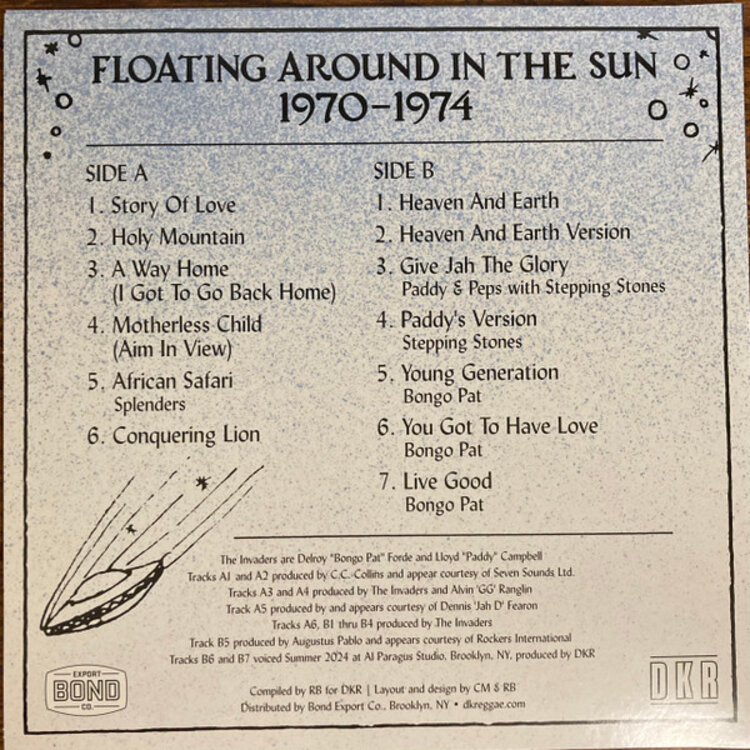 Reggae / Ska Invaders - Floating Around the Sun LP