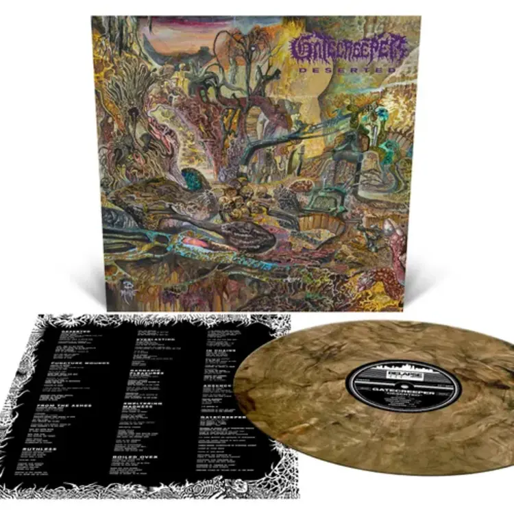 Metal Gatecreeper - Deserted LP (custom marble)
