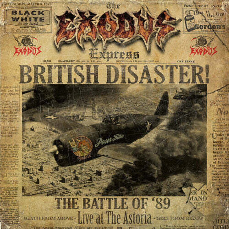 Metal Exodus - British Disaster LP (gold)
