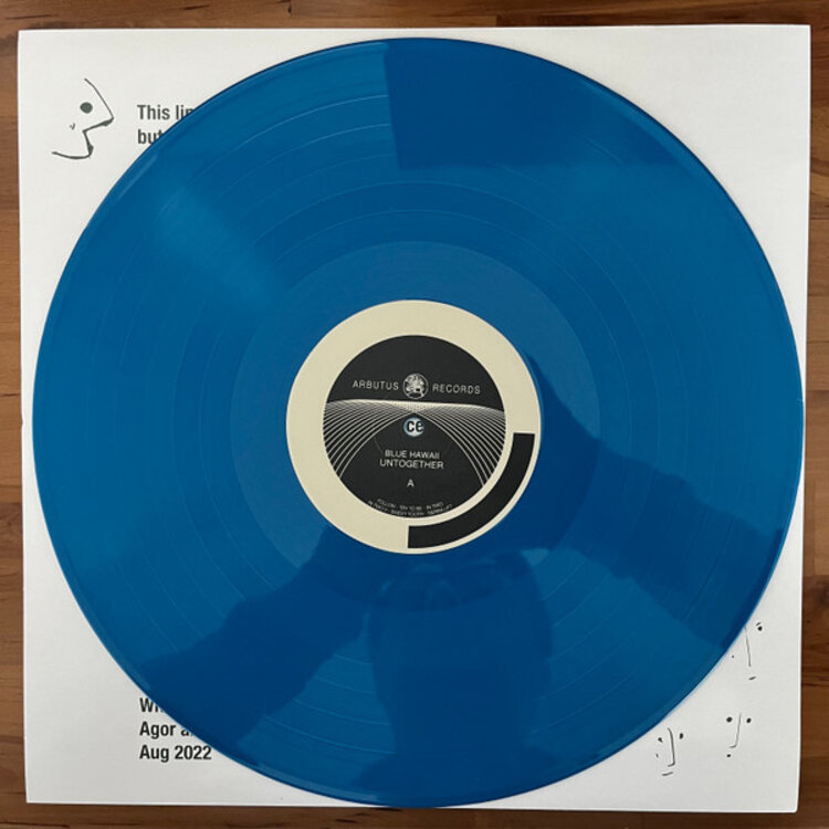 Electronic Blue Hawaii 'Untogether (10th Anniversary Edition)' (Blue Vinyl LP)