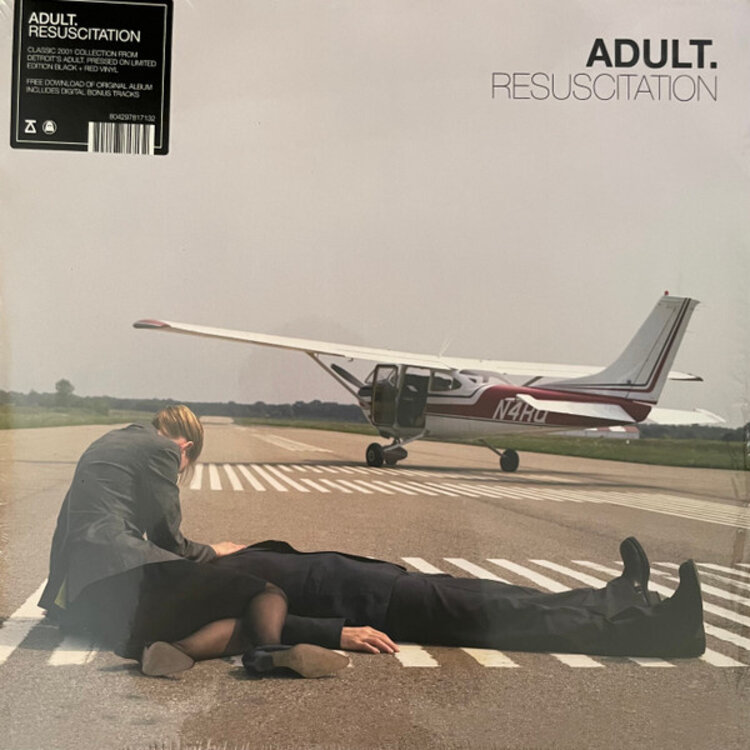 Electronic Adult. - Resuscitation LP (Black and Red)