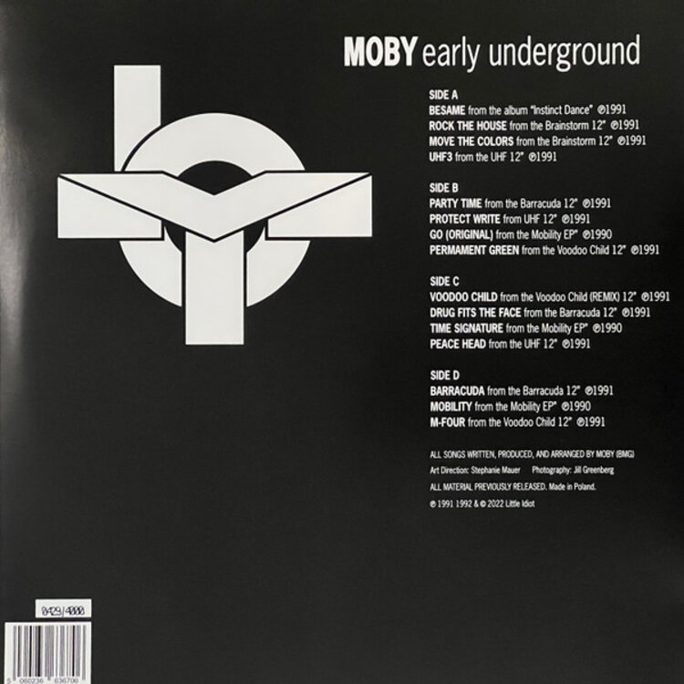 Electronic Moby - Early Underground LP