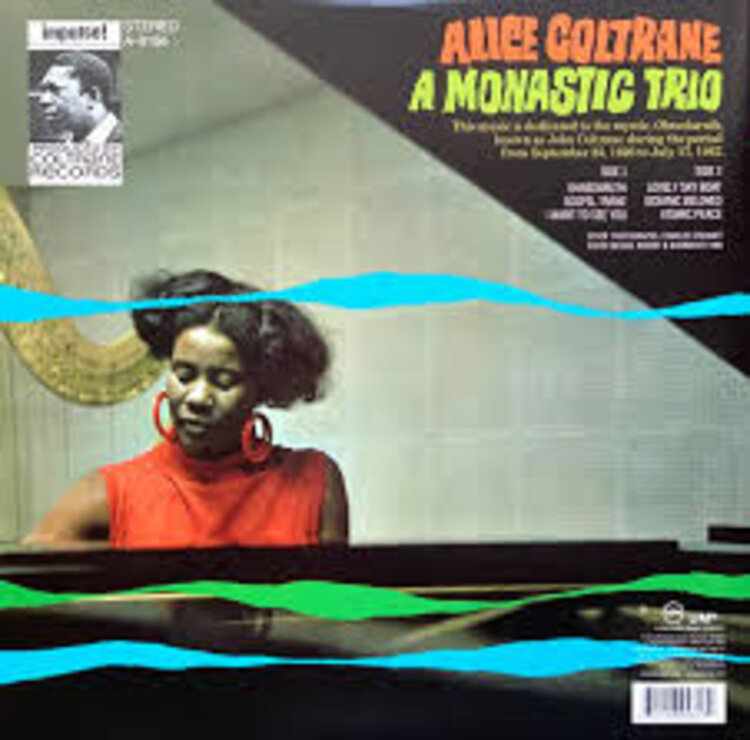 Jazz Coltrane, Alice - A Monastic Trio LP