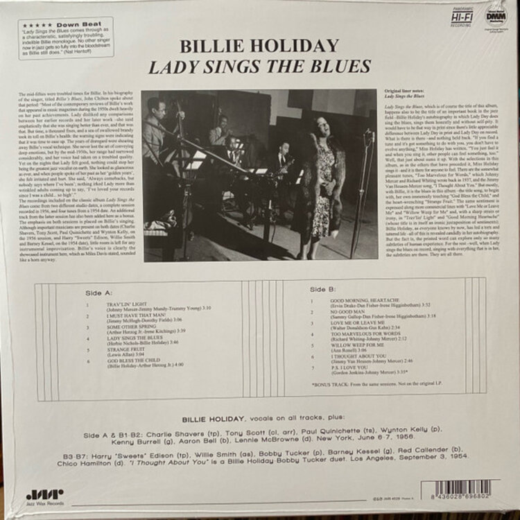 Jazz Holiday, Billie - Lady Sings The Blues LP