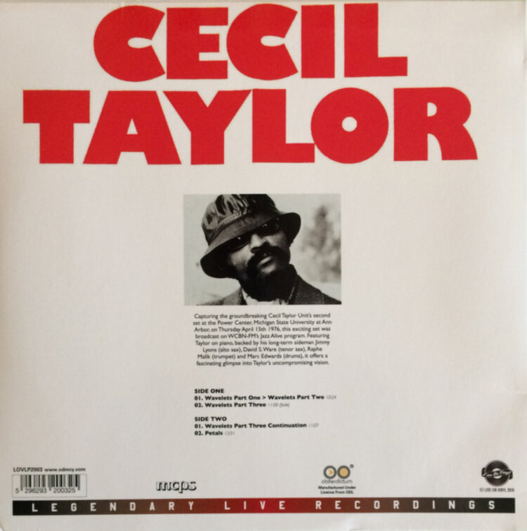 Jazz Taylor, Cecil - Michigan State University LP