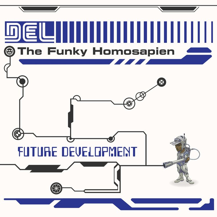 Hip Hop Del The Funky Homosapien 'Future Development' (Metallic Blue 2x Vinyl LP)