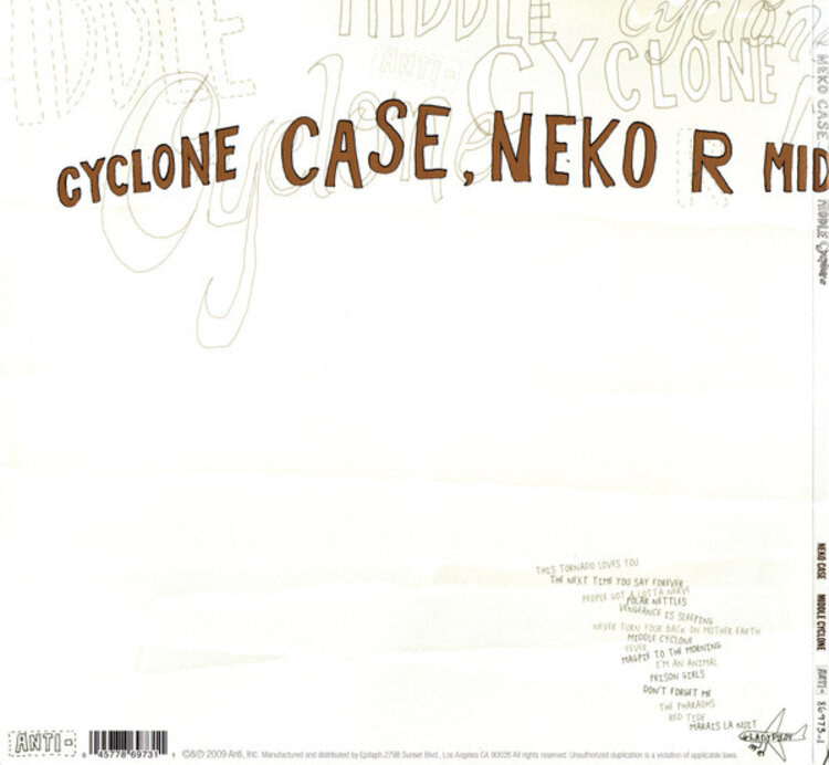 Rock / Indie / Alternative Case, Neko - Middle Cyclone LP