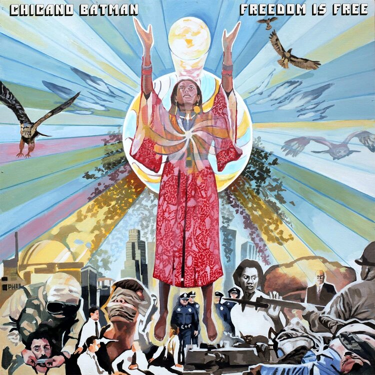 Rock / Indie / Alternative Chicano Batman - Freedom Is Free LP (pink and blue)