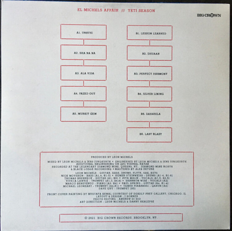 R&B / Soul / Funk El Michels Affair - Yeti Season LP
