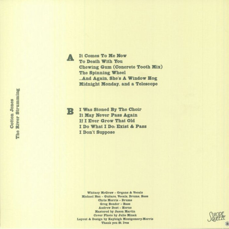 Cotton Jones - River Strumming LP