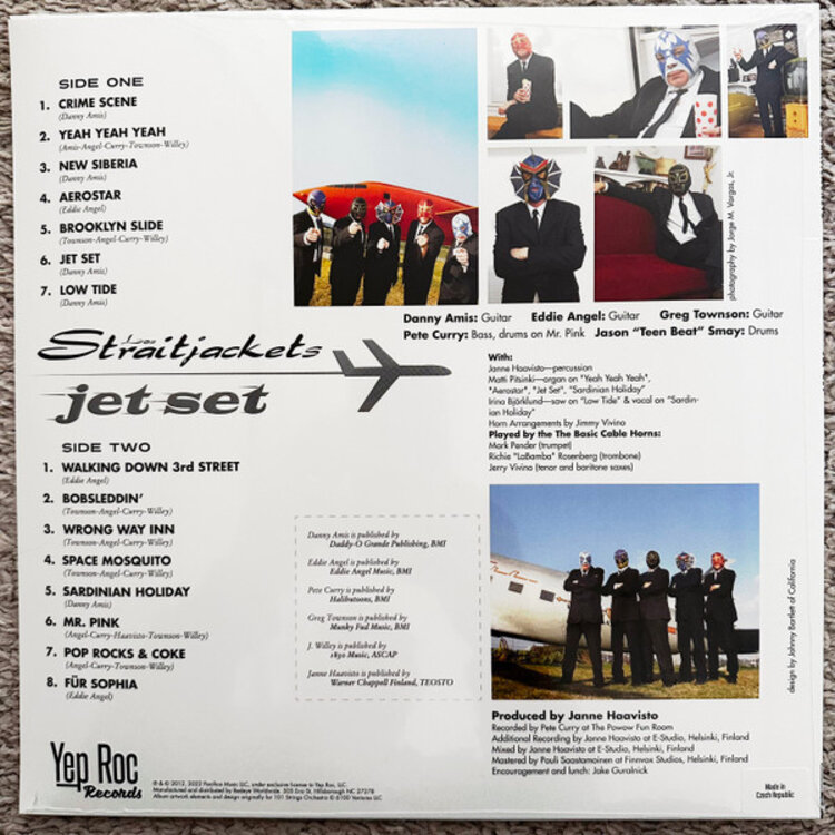 Rock / Indie / Alternative Los Straitjackets - Jet Set LP (orange)