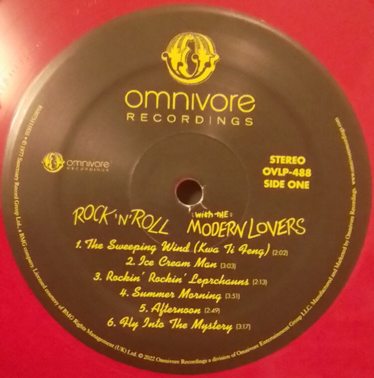 Rock / Indie / Alternative Richman and Modern Lovers - Rock N Roll.. LP (red)
