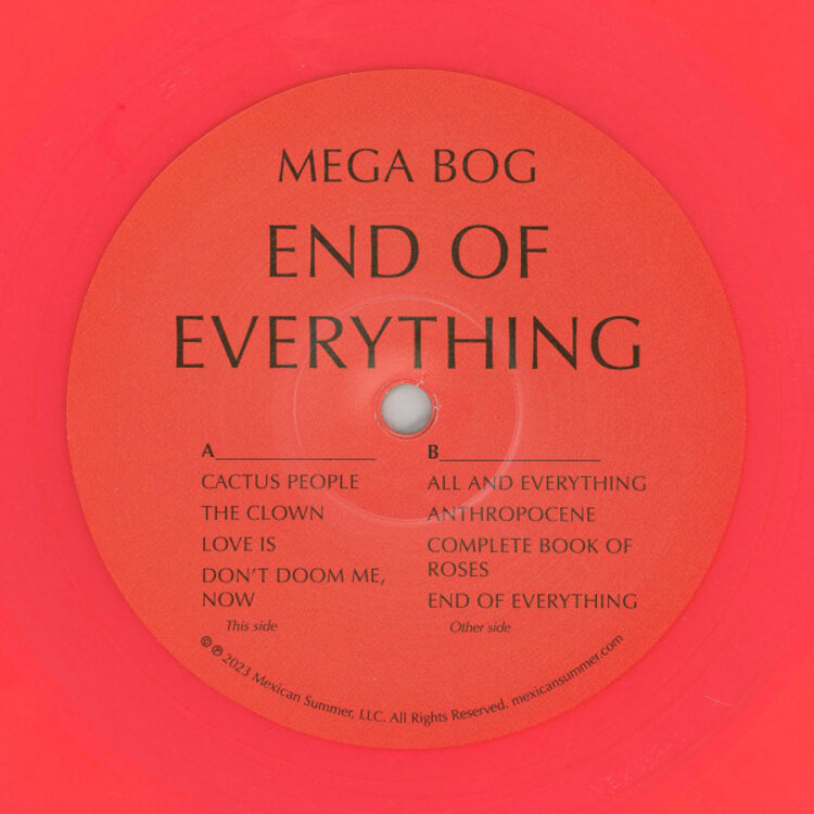 Rock / Indie / Alternative Mega Bog - End of Everything LP (orange)