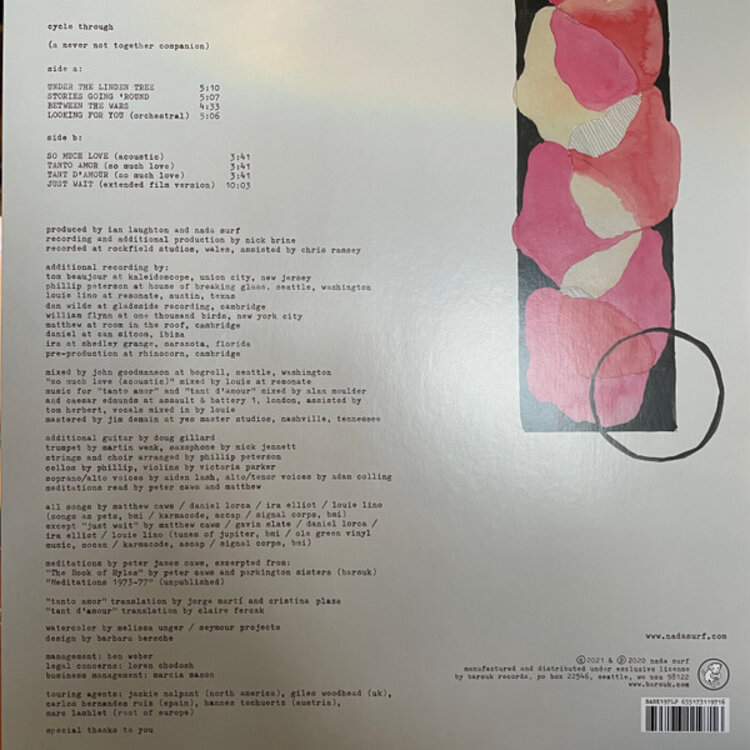 Rock / Indie / Alternative Nada Surf - Cycle Through LP