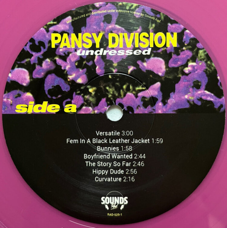 Rock / Indie / Alternative Pansy Division - Undressed LP reissue
