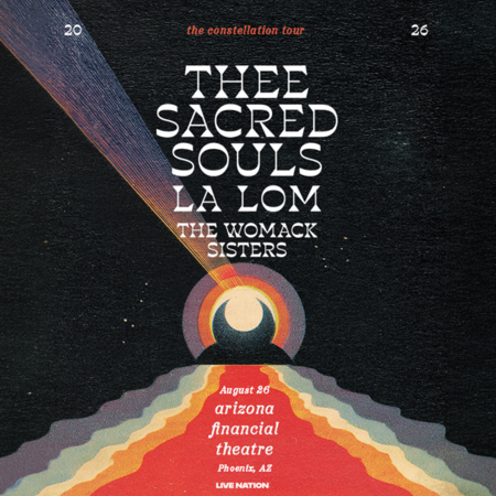  Thee Sacred Souls with Womack Sisters and La Lom Ticket Giveaway