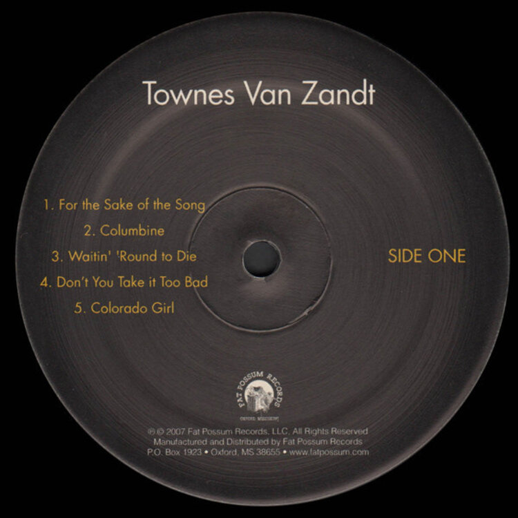 Country / Folk Van Zandt, Townes - Townes Van Zandt LP