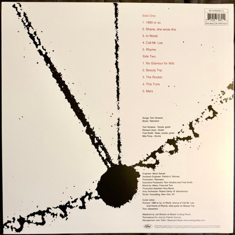 Rock / Indie / Alternative Television - Television LP reissue