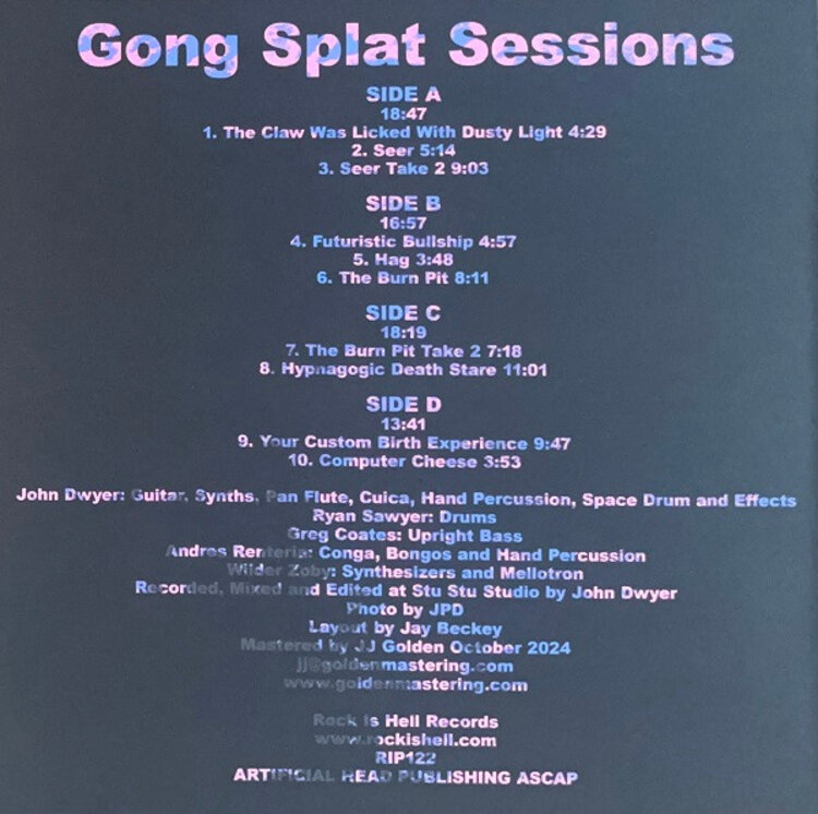 Rock / Indie / Alternative Dwyer, John - Gong Splat Sessions LP