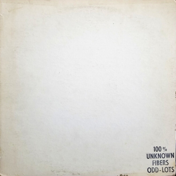 Various - 100% Unknown Fibers: Odd-Lots LP