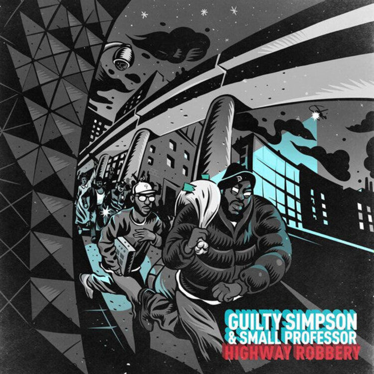 Hip Hop Guilty Simpson & Small Professor - Highway Robbery LP (ghostly teal)