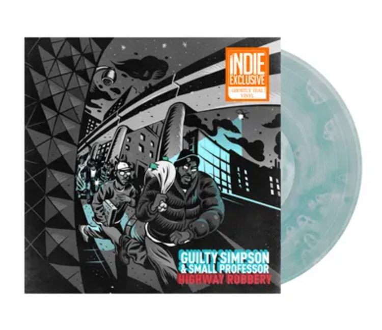 Hip Hop Guilty Simpson & Small Professor - Highway Robbery LP (ghostly teal)