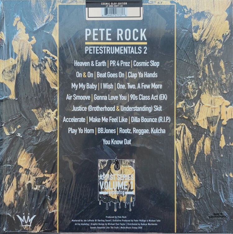 Hip Hop Rock, Pete - PeteStrumentals 2 LP (gold)