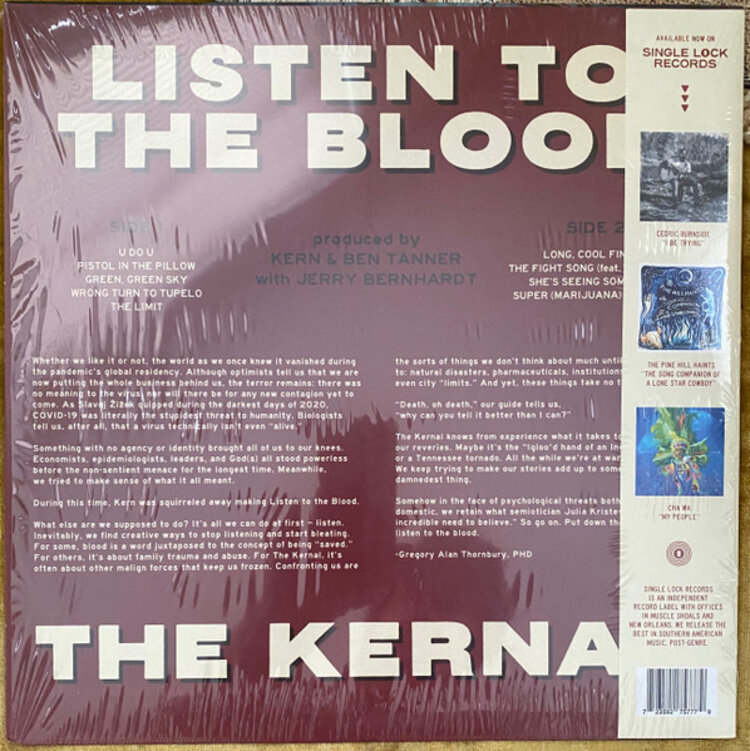 Country / Folk The Kernal - Listen To The Blood LP