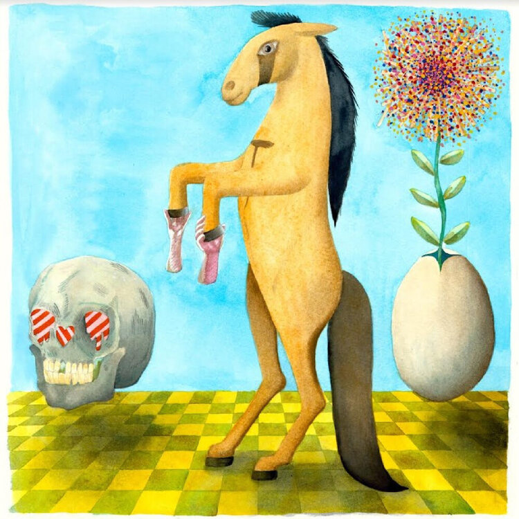 Jazz Butterss, Anna - Mighty Vertebrate LP (skull vinyl)
