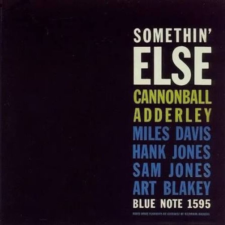 Jazz Cannonball Adderley - Somethin Else (Blue Note Essentials Series) LP