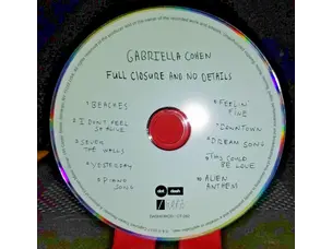 Rock / Indie / Alternative Gabriella Cohen - Full Closure  CD
