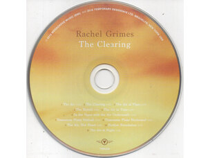 Rock / Indie / Alternative Rachel Grimes- The Clearing CD