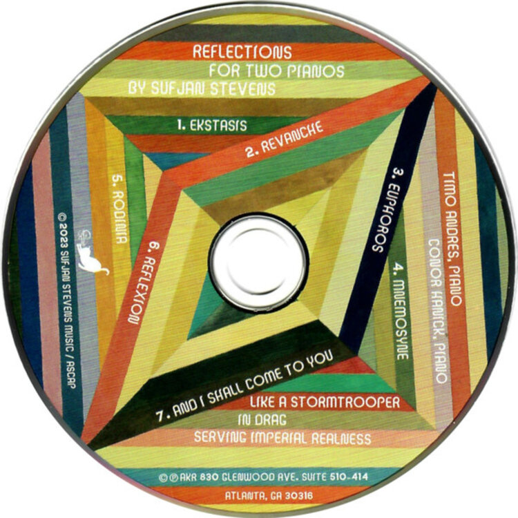 Stevens, Sufjan - Reflections For Two Pianos CD