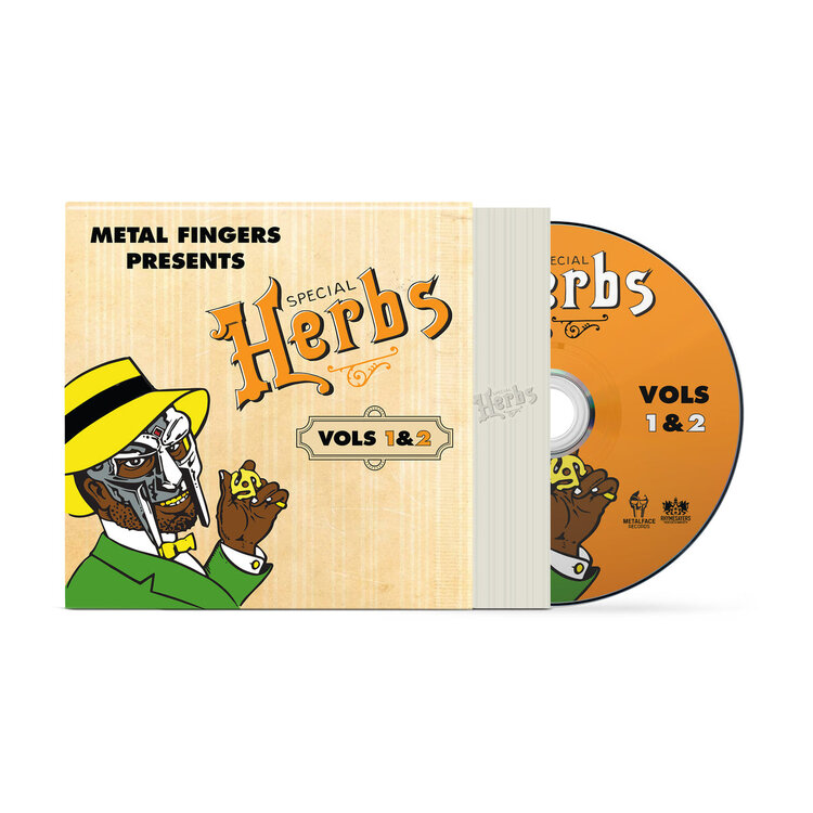 MF DOOM 'Metal Fingers Presents: Special Herbs Vol. 1 & 2' CD