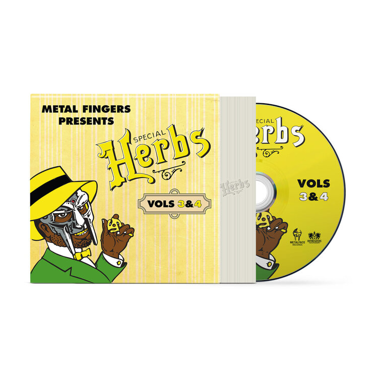 MF DOOM 'Metal Fingers Presents: Special Herbs Vol. 3 & 4' CD
