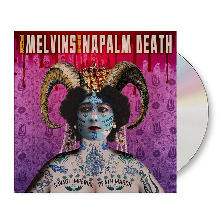 Melvins with Napalm Death 'Savage Imperial Death March' CD