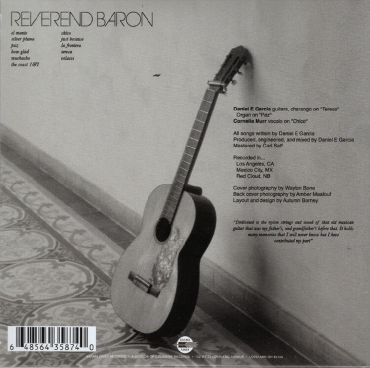 Rock / Indie / Alternative Reverend Baron 'Daniel' CD
