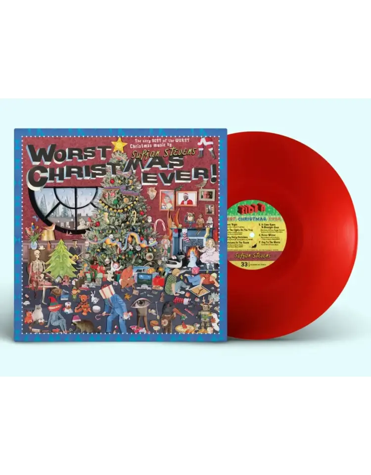 (11/6/26) Sufjan Stevens - Worst Christmas Ever! LP (rudolph red)