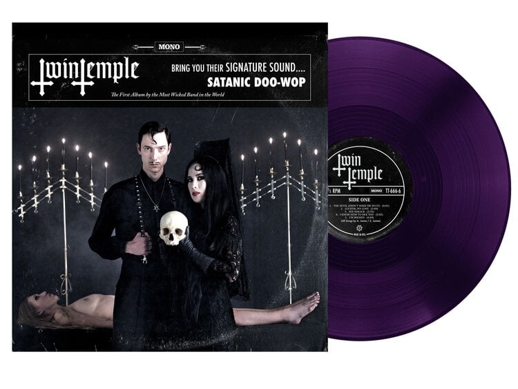Rock / Indie / Alternative Twin Temple - Twin Temple (Bring You Their Signature Sound.... Satanic Doo-Wop) LP (Ritual Wine)