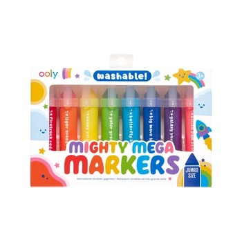 ooly ooly mighty mega markers, set of 8