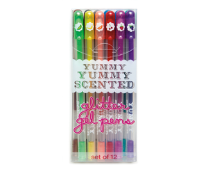 yummy scented glitter gel pens - mod mama