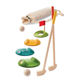 plan toys (faire) plantoys indoor/outdoor mini golf set 3y+