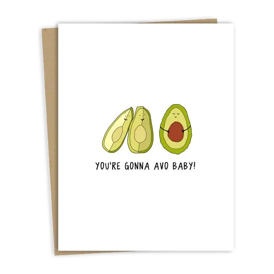 rockdoodles (faire) gonna avo baby card