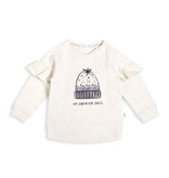 Miles Baby miles baby ruffle sweatshirt - P-54543