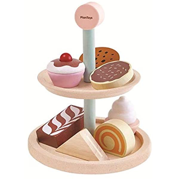 plan toys (faire) plantoys bakery stand set, 2y+